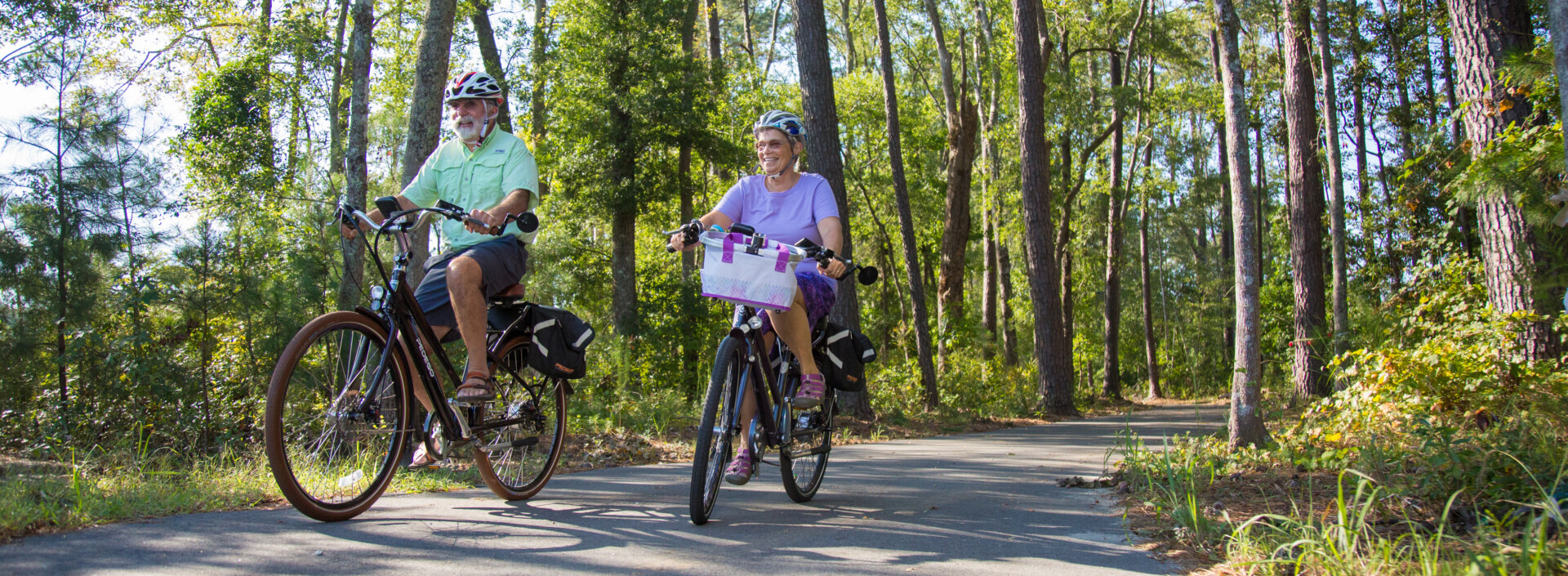 Market Common Bike Paths are easily accessible and fun for all ages.