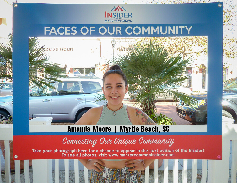 The Insider at the Market Common introduces: "Faces of Our Community."