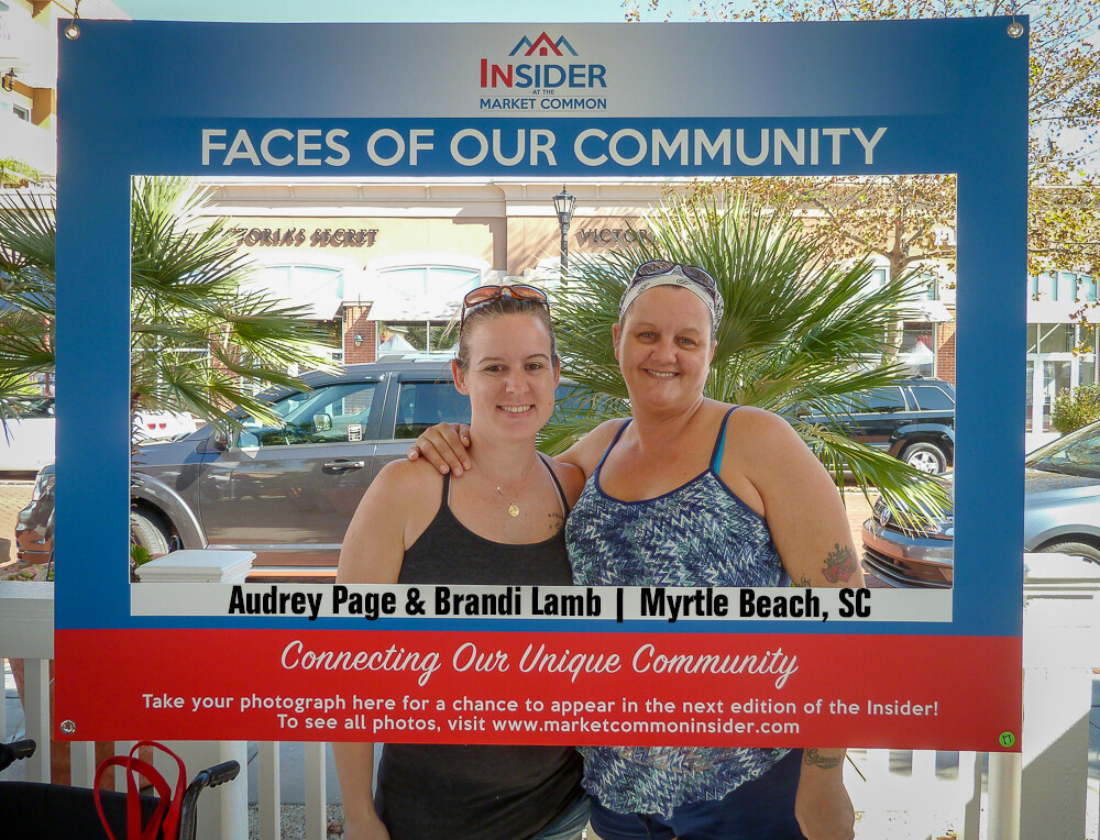 The Insider at the Market Common introduces: "Faces of Our Community."