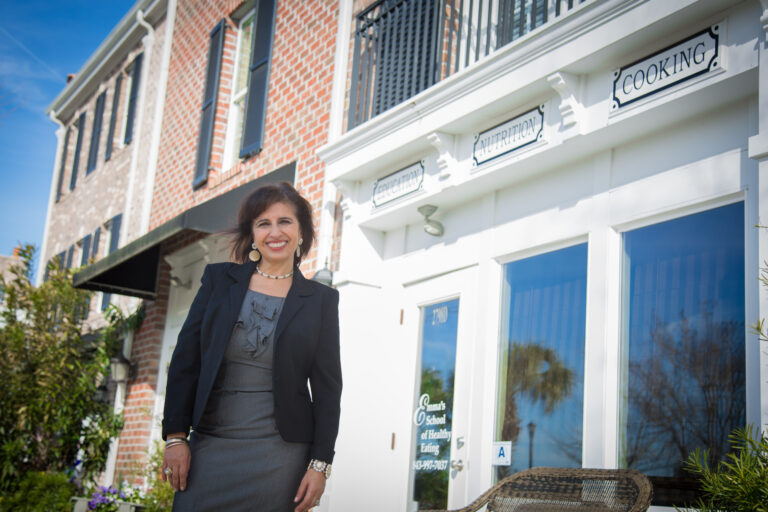 picture of Emma Ware, standing outside of a building